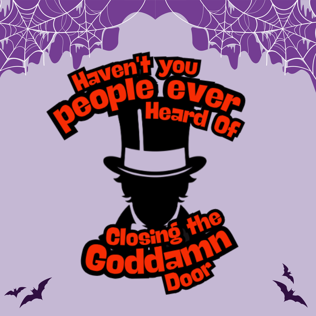 Closing the Damn Door | Keyring, Pin or Phone Grip | 209