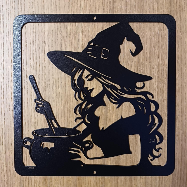 Witch Brewing Plaque