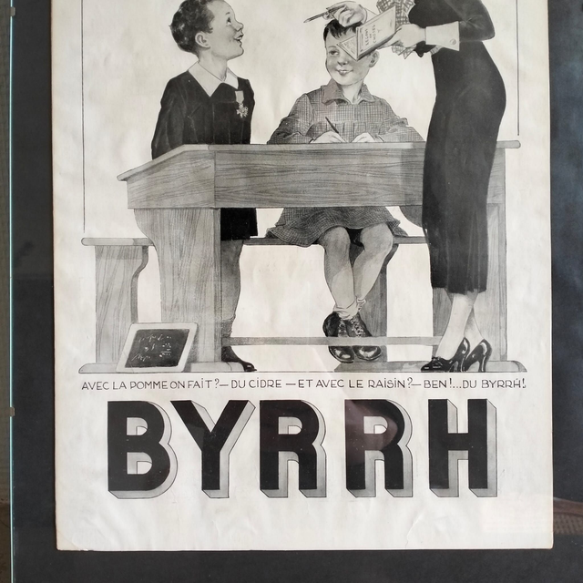 Affiche Publicitaire Original BYRRH 1934.