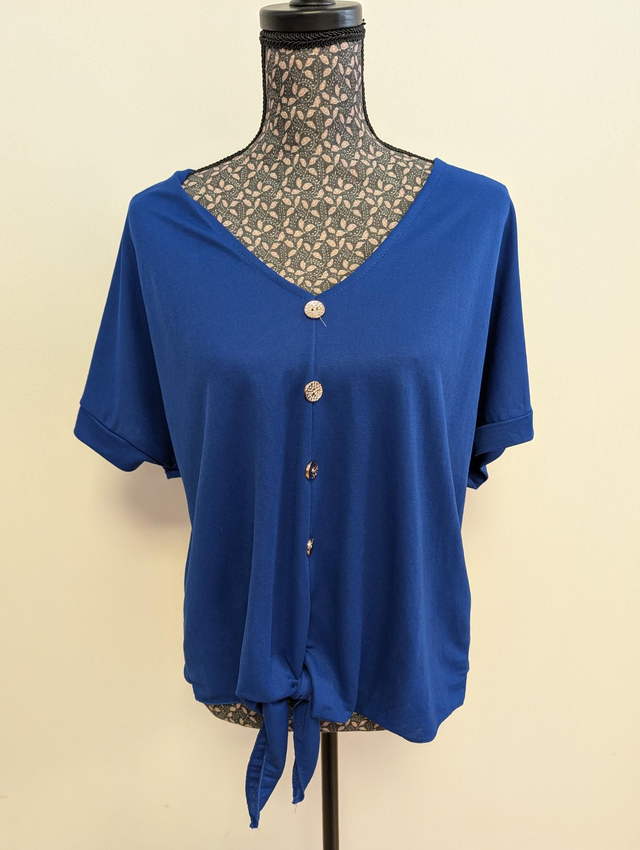 Blouse Livia bleu roi TU 36/44