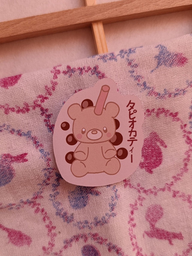 Bubble Tea Bär Sticker