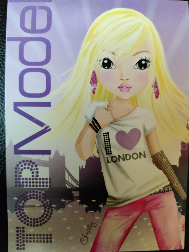 Top Model lehtiö A6 London
