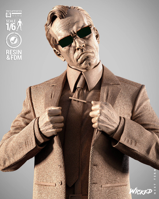 STATUE MATRIX MR SMITH  série movie 