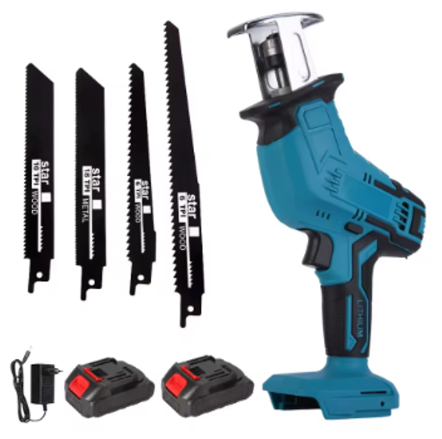 Draadloze Elektrische Reciprozaag set 3000rpm 100mm Merkloos