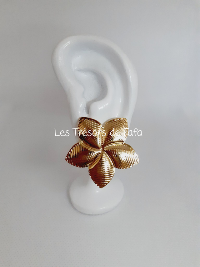 Boucles d'oreilles fleur