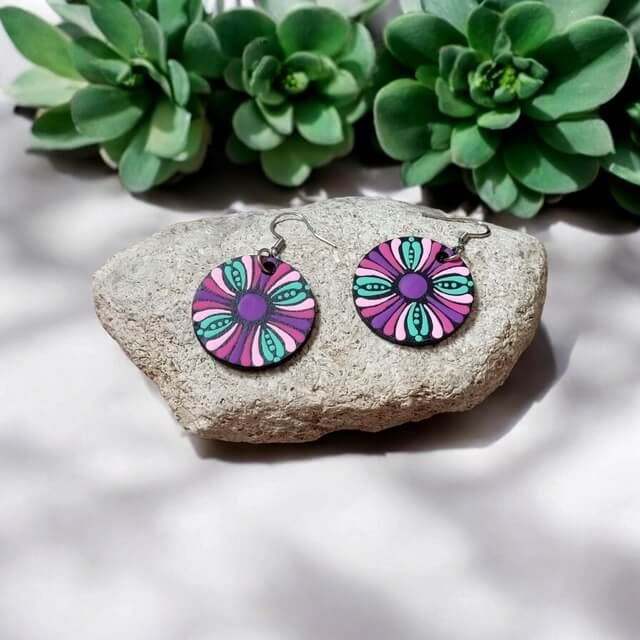 Aurora Violet Rose Vert (Petite)