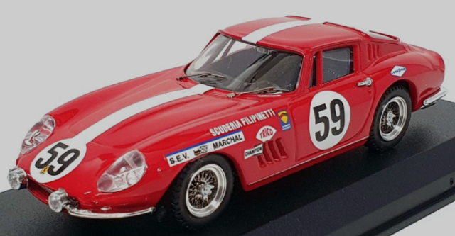Ferrari 275 GTB Le Mans 1969 C. Haldi/Rey Best 1:43