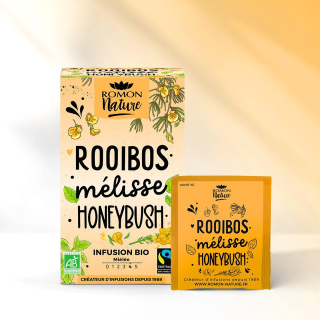 Infusion Rooibos Mélisse Honeybush Bio*