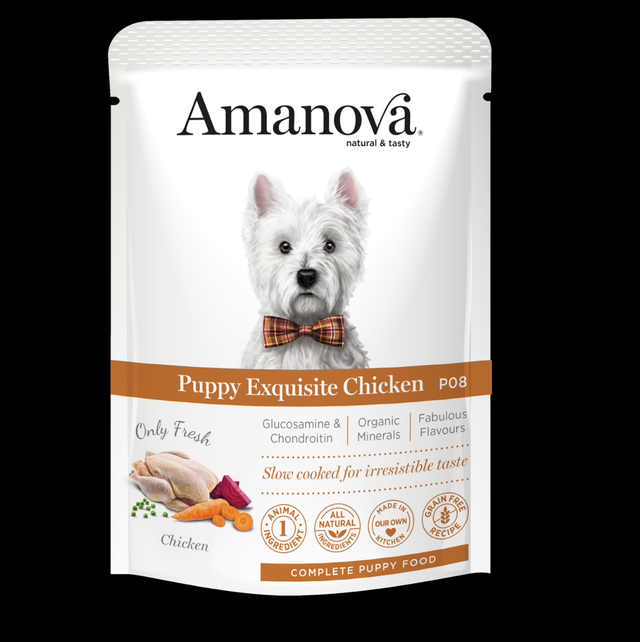 Amanova puppy kip 100gr