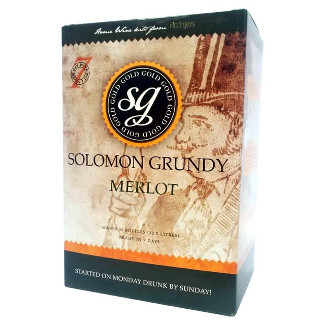 Merlot - Solomon Grundy Gold Range 6 bottle