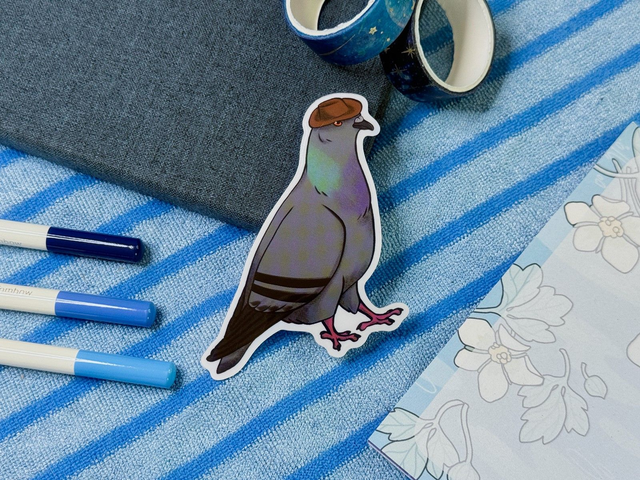 Pigeon Sticker - Yeehaw