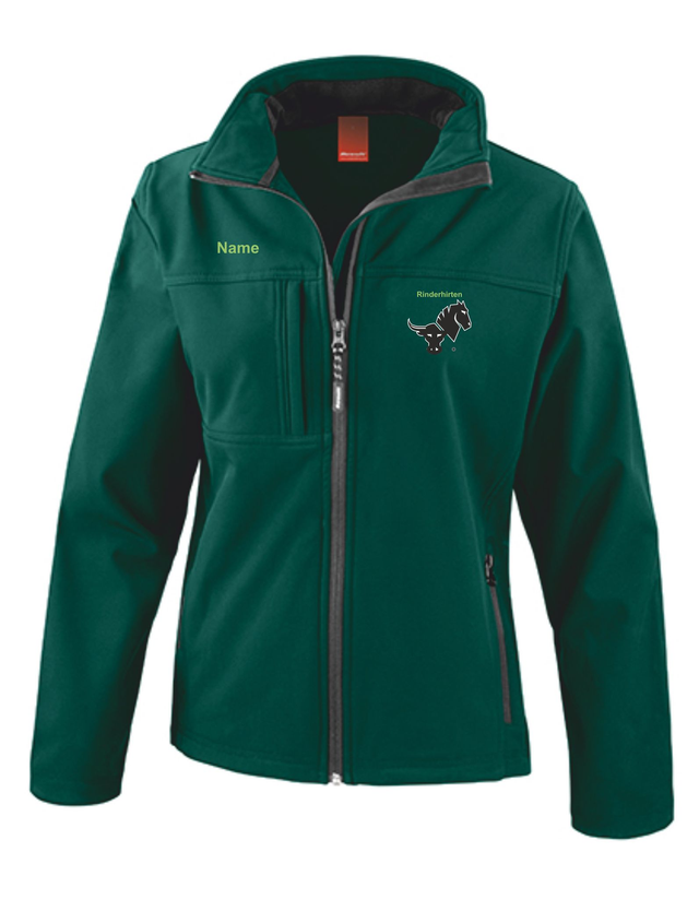 Softshelljacke Damen bestickt mit Logo und Name