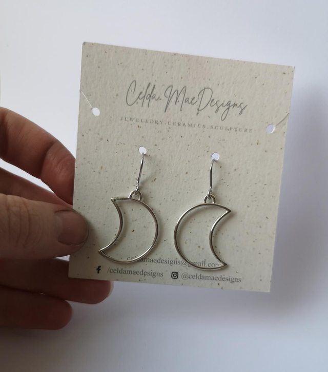 Mini Moon Earrings