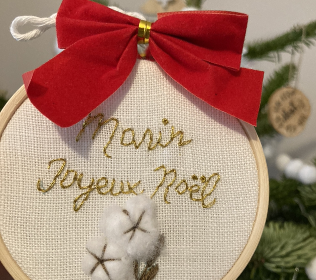 Suspension Branche de Coton 