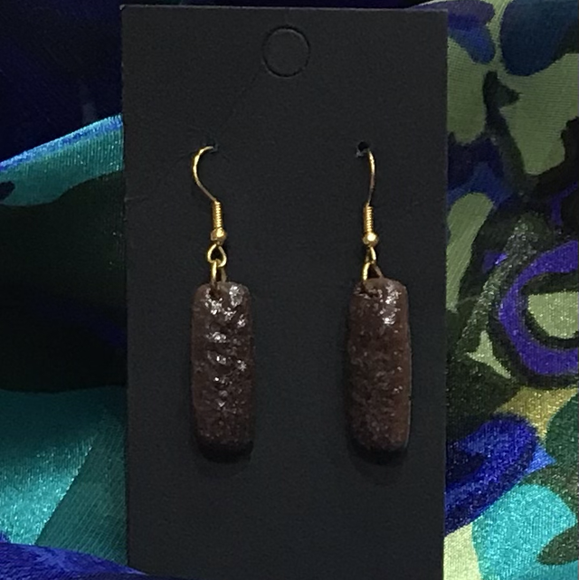 Brown Dangling Earrings- BDE556