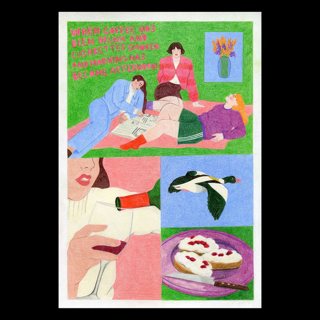 Nos esperances, dessin original format A4