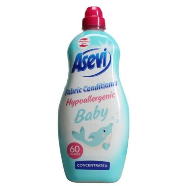 Asevi Fabric Conditioner Hypoallergenic Baby 60 Washes 1.38L
