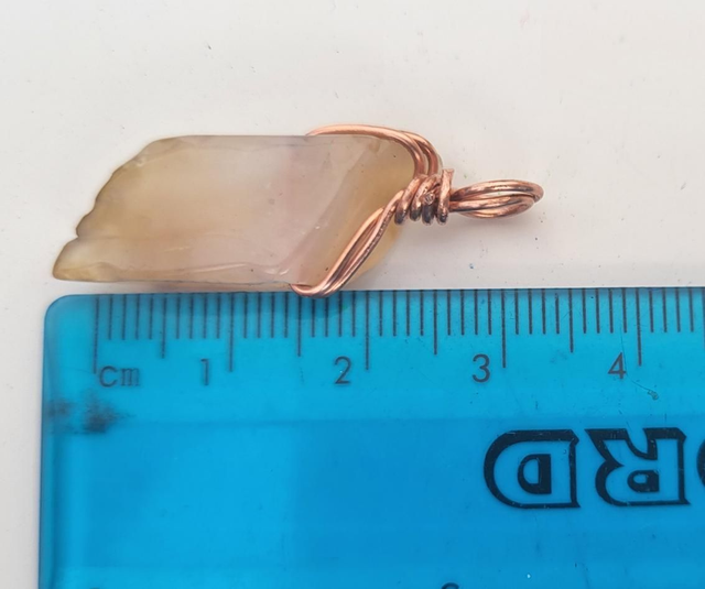 Botswana agate pendant - xtra small