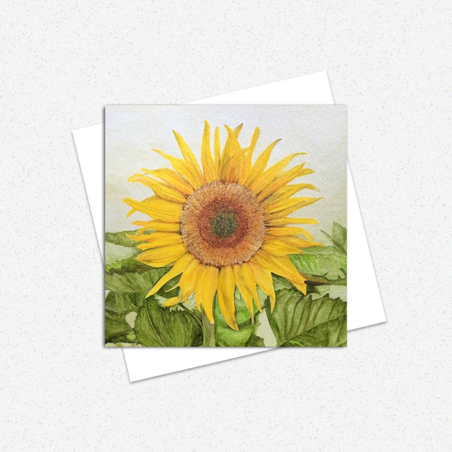 Sunflower Greeting Card