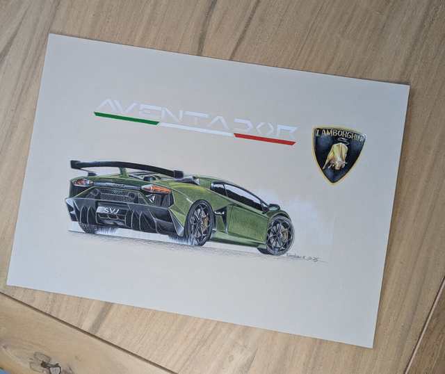 Immortalisez VOTRE voiture en illustration A3 unique