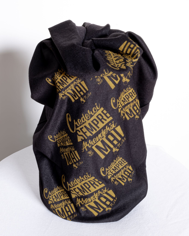 FASCIA SCALDACOLLO NERA