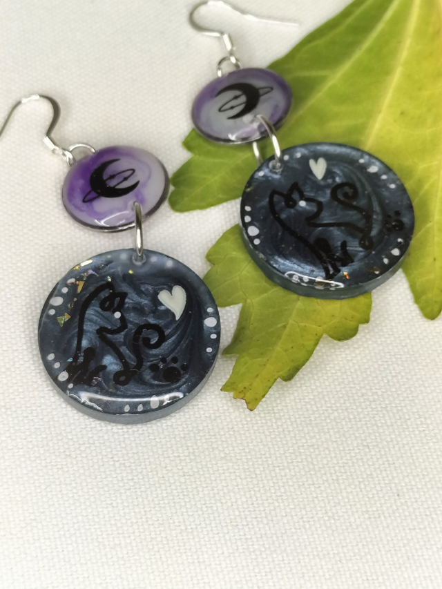 Boucles "un chat dans la nuit"