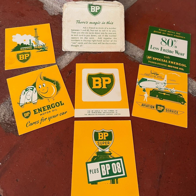 1950’s BP Motor Spirit Novelty Magic Trick Promotional Giveaway 