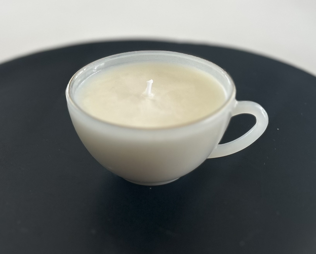 Bougie Tasse opaline Arcopal 