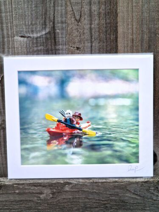 Freddy and Jason Lego Canoe