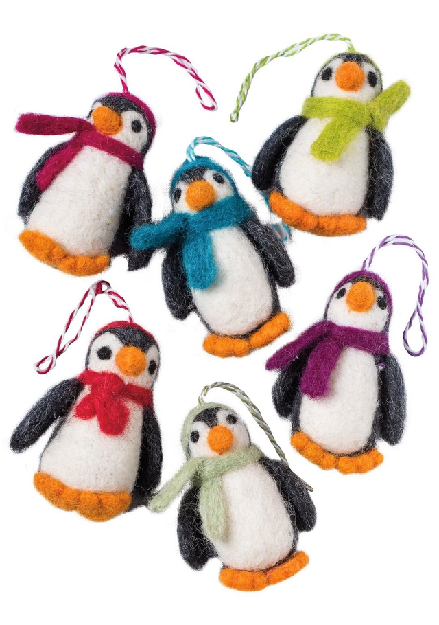 Felt Penguin Hanging Christmas Decoration 