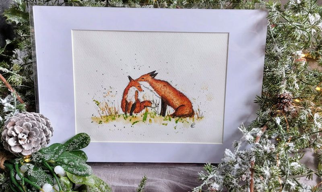 Fox Whisper Print   