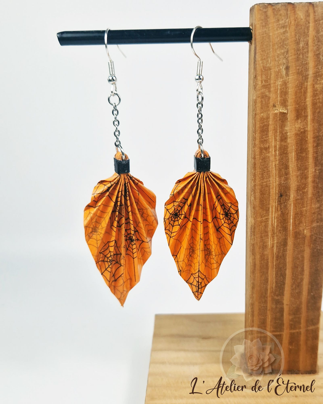Boucles d'oreilles Leaf Halloween