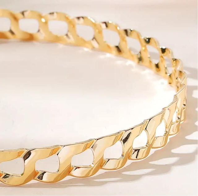 Bracelet de bras Géométrique Doré