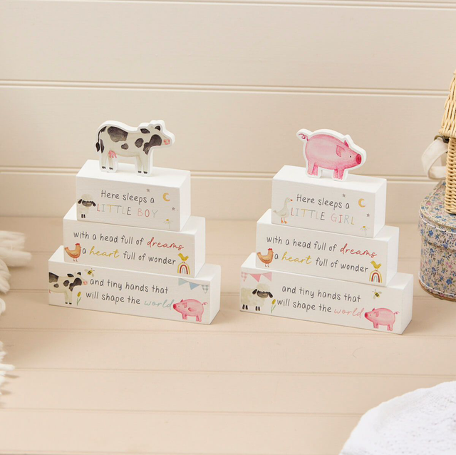 Farm Wooden Stacking Block