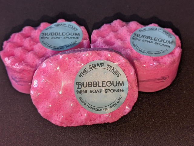 Bubblegum Mini Soap Sponge (85g)