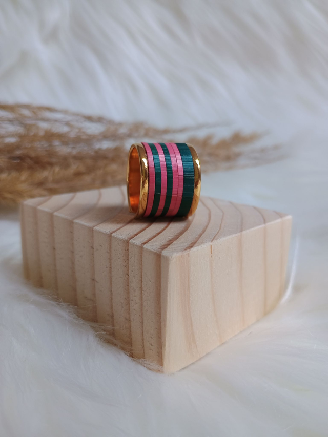 Bague LARGE Mosaïque