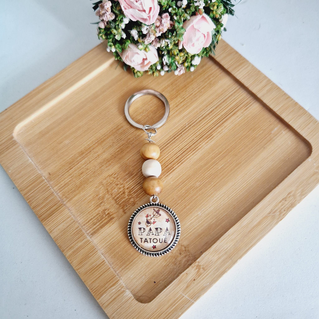 Porte clé cadeaux papa tatoué (2)