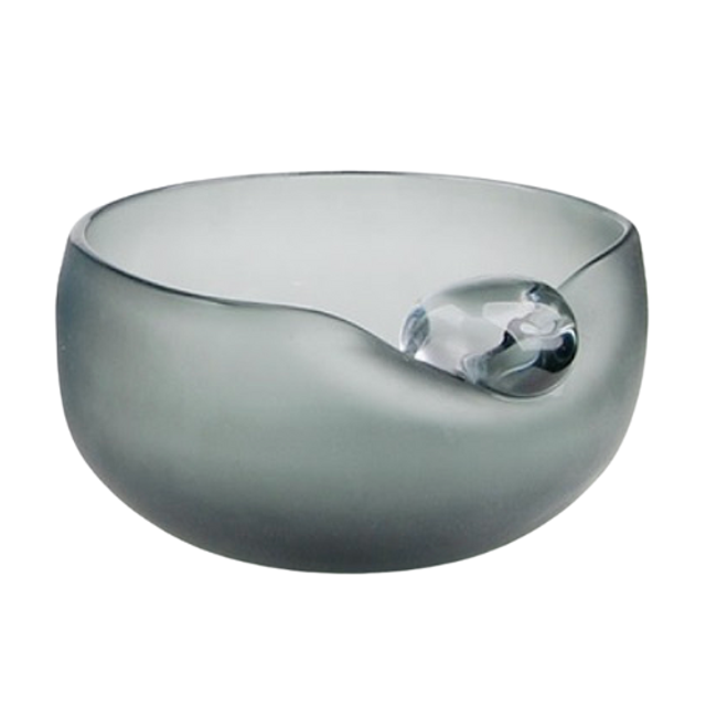 Schale  'Drop' grau