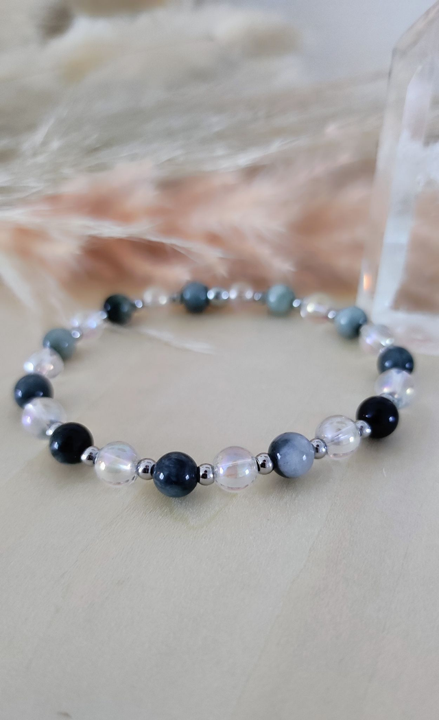 Bracelet Oeil de chat "Protection et Sérénité"