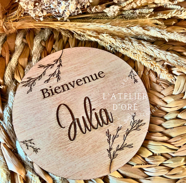 Prénom naissance personnalisé