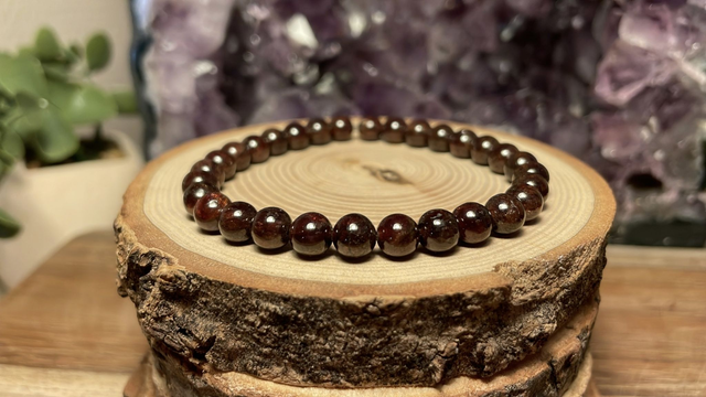 Bracelet GRENAT 6mm