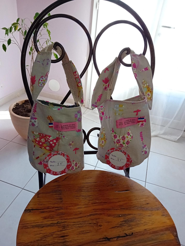 Panier champêtre lapin