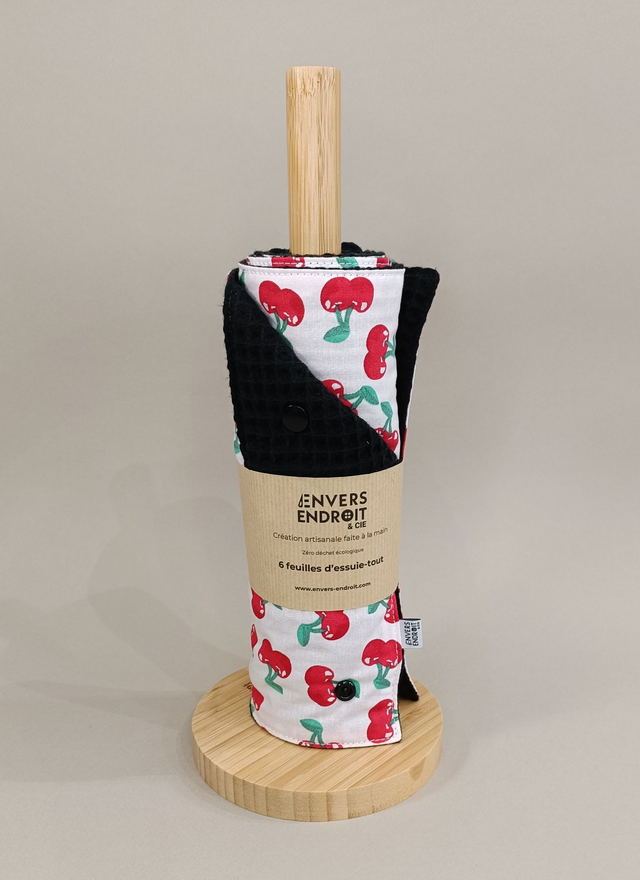 6 feuilles d&#039;essuie-tout lavables