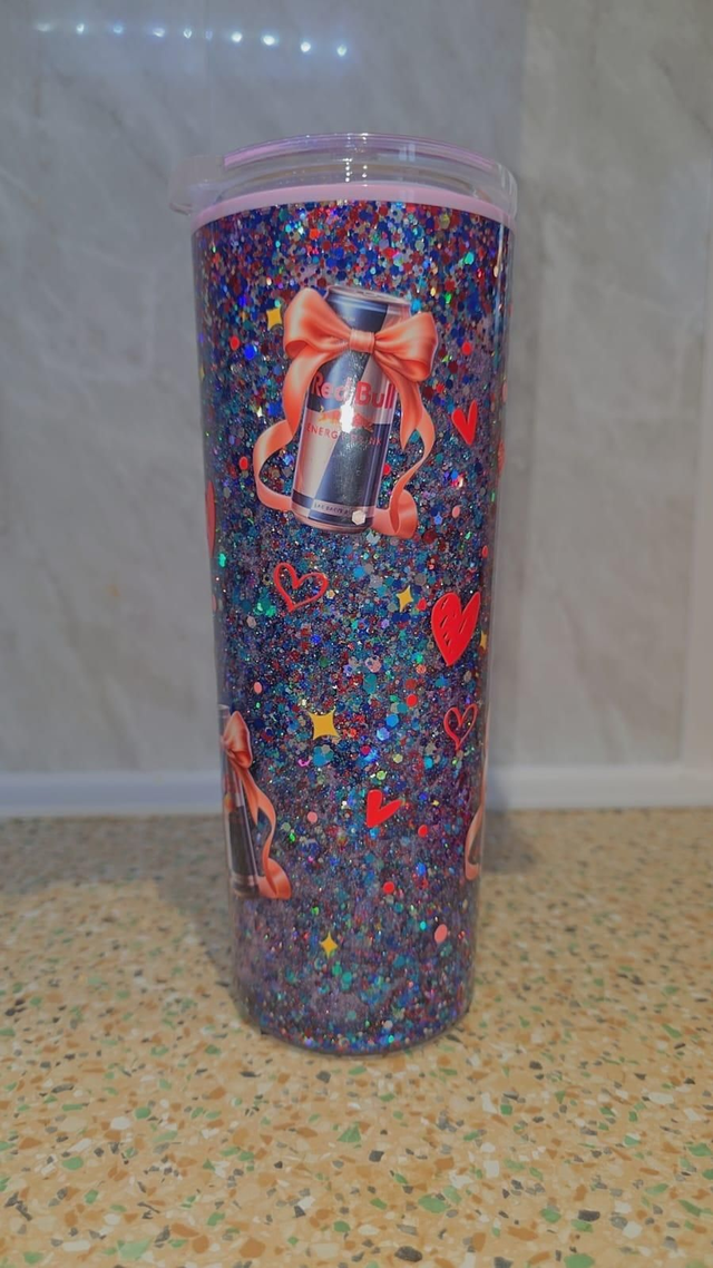 20oz Redbull Inspired Tumbler