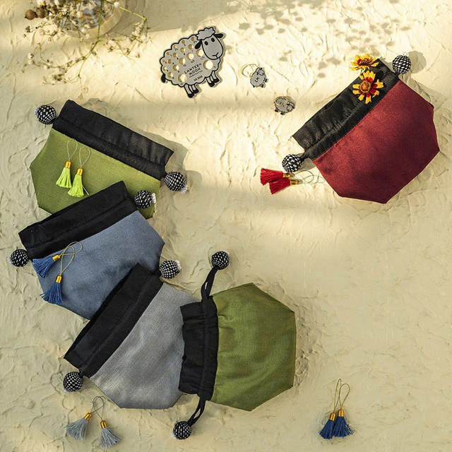 Lantern Moon Stitch Marker Pouches