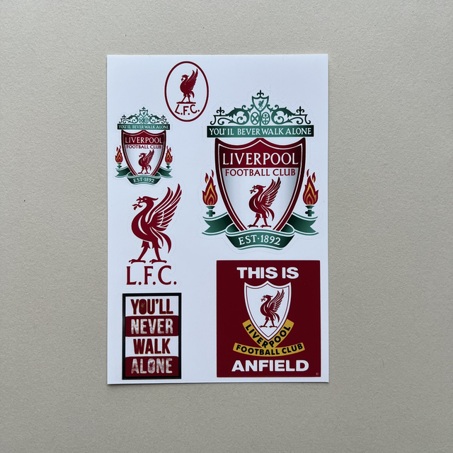Balíček nálepiek - Liverpool