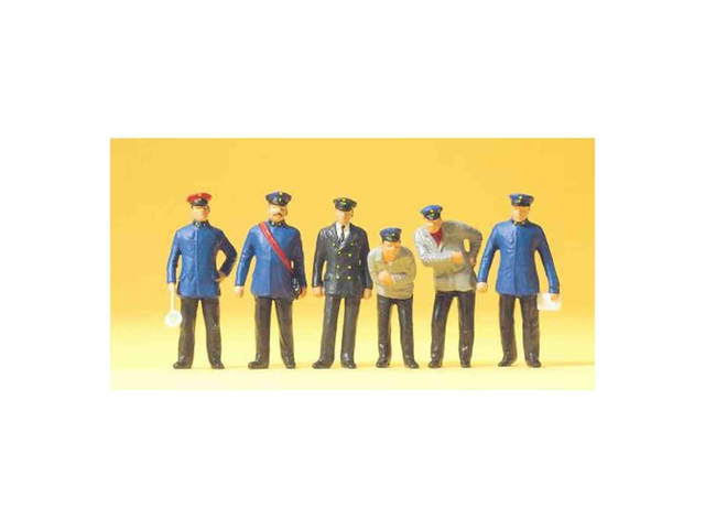 personnel de gare Preiser 65329 1/43
