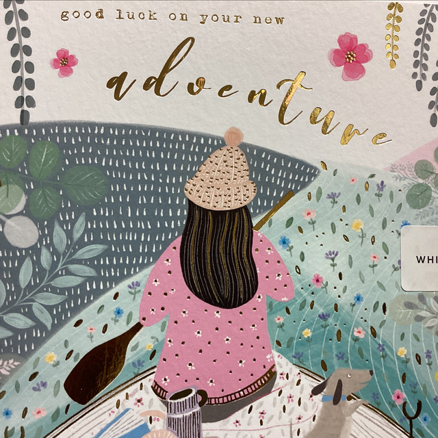 Leaving- Good luck on your new adventure. WF