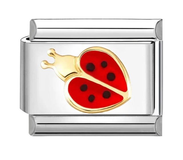 Charm Chinita Silueta Dorada