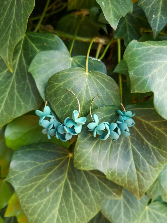 Collection Fleurs d&#039;eau- Boucles d&#039;oreilles Esther